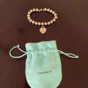 Tiffany & Co. Silver Heart Bracelet Authentic